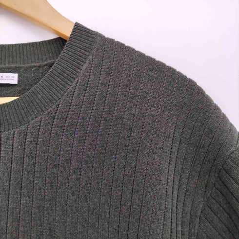 ザラ ZARA クルーネック オーバーサイズ S/S ニット メンズ import:M