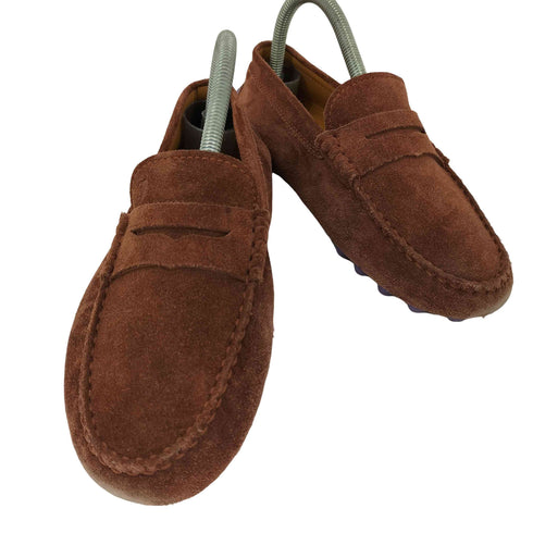 トッズ TOD’S スエード ドライビングシューズ レディース 37