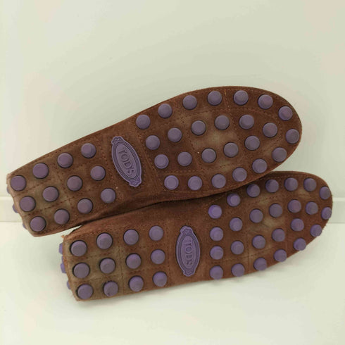 トッズ TOD’S スエード ドライビングシューズ レディース 37