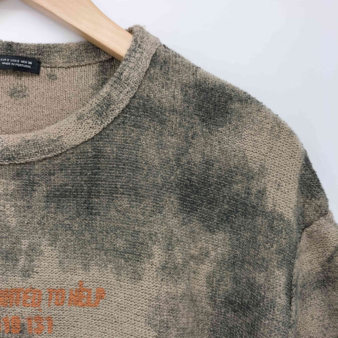 ザラ ZARA REVERSIBLE KNIT SHIRT メンズ import:S