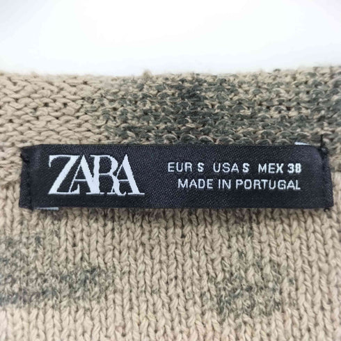 ザラ ZARA REVERSIBLE KNIT SHIRT メンズ import:S