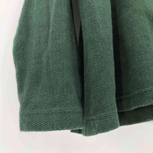 チャップス CHAPS ヘリンボーン柄 ロゴ刺繍 ハイネック ハーフジップ L/S Tシャツ メンズ JPN:L