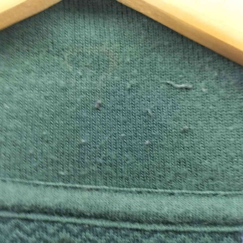 チャップス CHAPS ヘリンボーン柄 ロゴ刺繍 ハイネック ハーフジップ L/S Tシャツ メンズ JPN:L