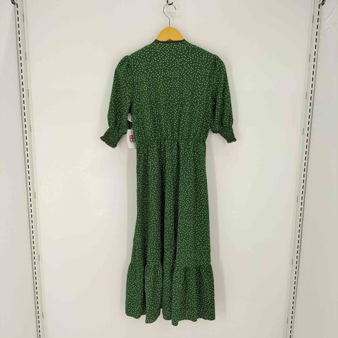 前開き ドットマキシワンピース レディース ONE SIZE