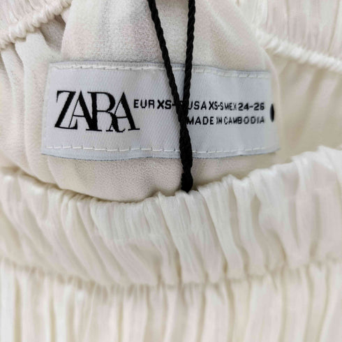 ザラ ZARA プリーツマキシスカート レディース XS-S