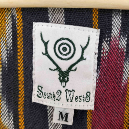 サウスツーウェストエイト SOUTH2 WEST8 Mexican Cotton Cloth / Ikat Pattern / メキシカンパーカー イカットパターン メンズ JPN:M