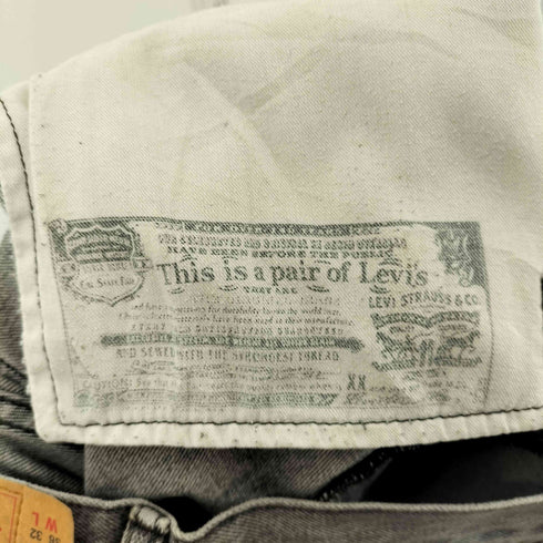 リーバイス Levis 501 ブラックデニム メンズ W36L32