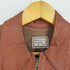 70s natural comfort ジップアップ 4Pパキスタンレザージャケット棒TALON メンズ US:40