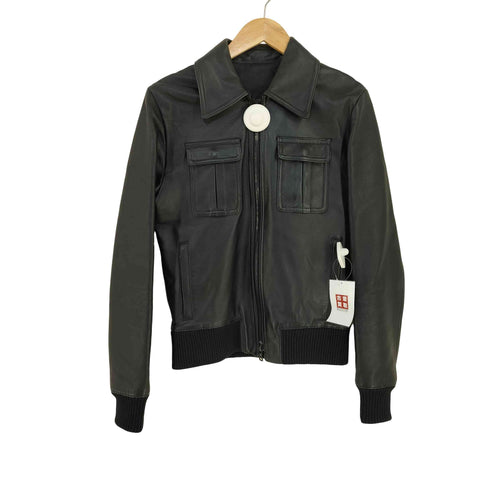 リチウムオム LITHIUM HOMME 07AW ラムレザーダブルジップジャケット ririジップ Thinsulate Ex-Soft メンズ JPN:46