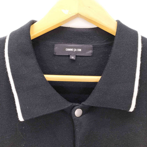 コムサイズム COMME CA ISM スナップボタン ニットシャツ レディース JPN:M
