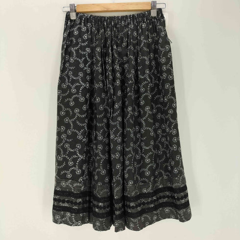 トリココムデギャルソン tricot COMME des GARCONS 花柄 フレアスカート レディース