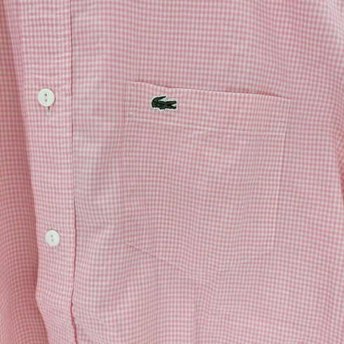 ラコステ LACOSTE ギンガムチェックシャツ メンズ 3