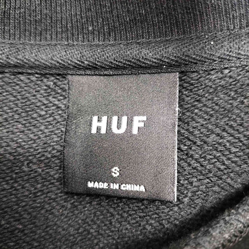 ハフ HUF ミニボックスロゴ刺繍 クルーネックスウェット メンズ JPN:S