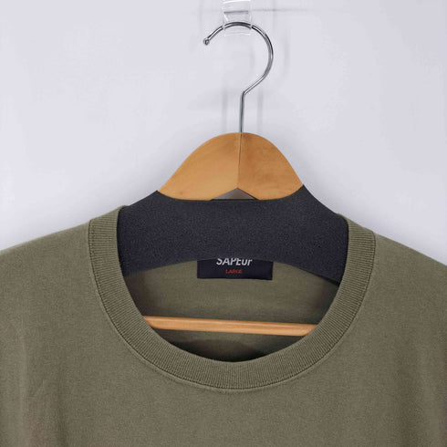 サプール SAPEur 両面プリント S/S TEE ペイズリー メンズ import:L