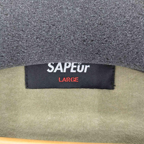 サプール SAPEur 両面プリント S/S TEE ペイズリー メンズ import:L