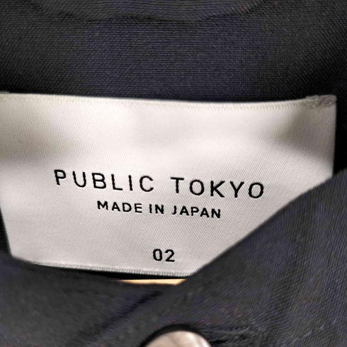 パブリックトウキョウ PUBLIC TOKYO コンフォートリラックスバンドカラーシャツ メンズ JPN:2
