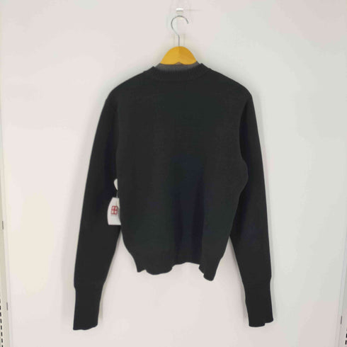 ジョンローレンスサリバン JOHN LAWRENCE SULLIVAN ジップクルーネックセーター ダイアゴナル ZIPPED CN KNIT SWEATER 斜めジップ メンズ JPN:S