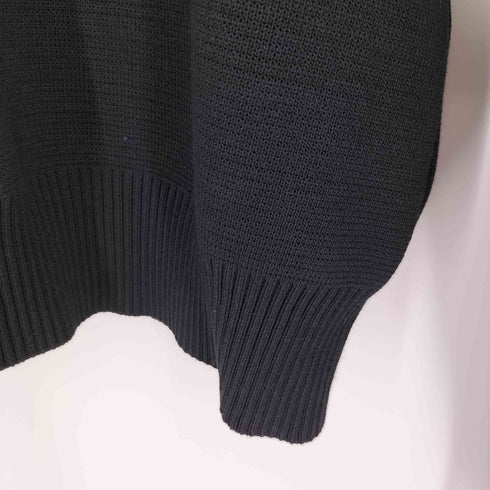 ジョンローレンスサリバン JOHN LAWRENCE SULLIVAN ジップクルーネックセーター ダイアゴナル ZIPPED CN KNIT SWEATER 斜めジップ メンズ JPN:S