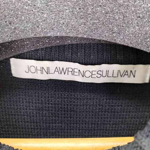 ジョンローレンスサリバン JOHN LAWRENCE SULLIVAN ジップクルーネックセーター ダイアゴナル ZIPPED CN KNIT SWEATER 斜めジップ メンズ JPN:S