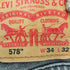リーバイス Levis 578 バギーデニムパンツ メンズ W34L32
