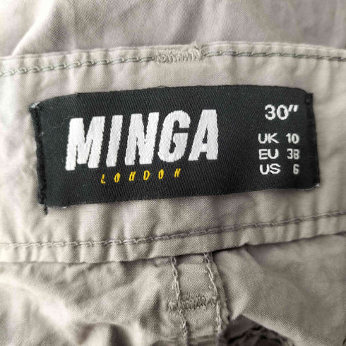 MINGA ナイロンカーゴパンツ レディース US:30