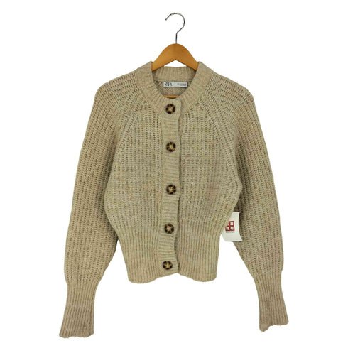 ザラ ZARA リブニットカーディガン レディース import:S