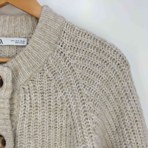 ザラ ZARA リブニットカーディガン レディース import:S