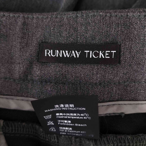 RUNWAY TICKET ワイドスラックス メンズ JPN:M