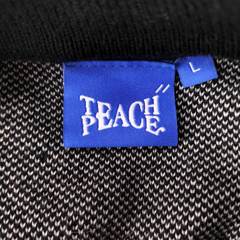 TEACH PEACE 両面織柄ニット メンズ JPN:L