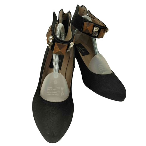 ランバンコレクション LANVIN COLLECTION ビジュー装飾 パンプス レディース 22 1/2