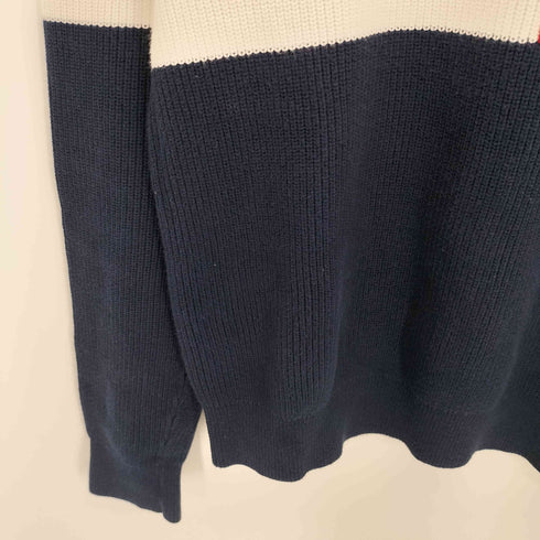 トミーヒルフィガー TOMMY HILFIGER ビッグロゴ コットンニットセーター メンズ import:M