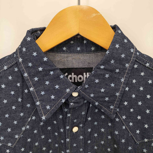 ショット Schott 星柄 デニムウエスタンシャツ メンズ JPN:S