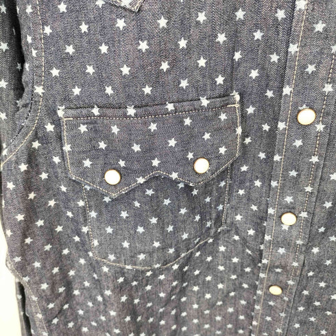 ショット Schott 星柄 デニムウエスタンシャツ メンズ JPN:S