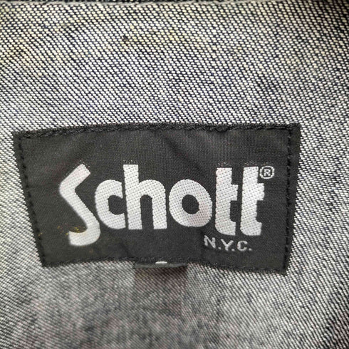 ショット Schott 星柄 デニムウエスタンシャツ メンズ JPN:S