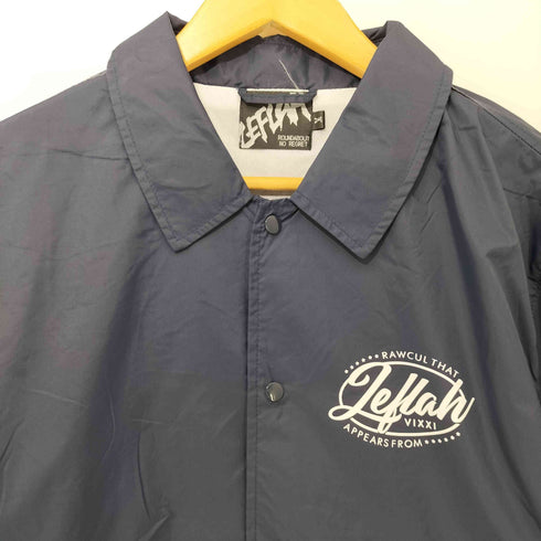 レフラー Leflah 両面ロゴ ナイロンコーチジャケット メンズ JPN:M