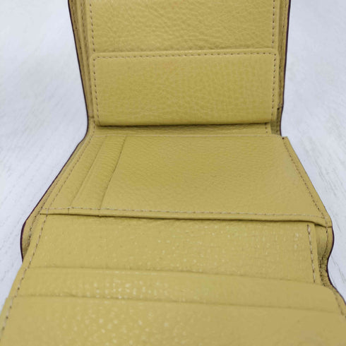 COCOCELUX GOLD ヘラクレスゴールドシュリンク三つ折りウォレット レディース