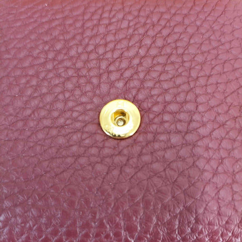 COCOCELUX GOLD ヘラクレスゴールドシュリンク三つ折りウォレット レディース