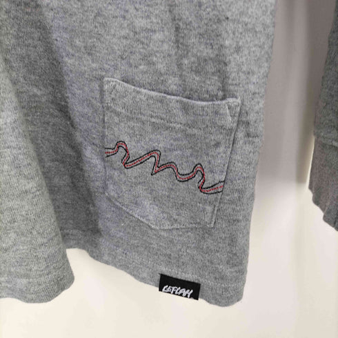 レフラー Leflah ポケット付き ロングスリーブTシャツ メンズ JPN:L