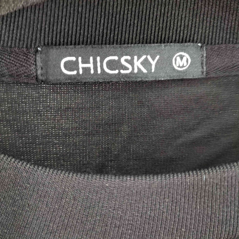 CHICSKY ウイング フレアヘム シャツドレス レディース JPN:M