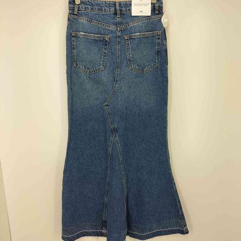 ザラ ZARA ロング デニムスカート レディース XS