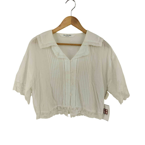 レイビームス Ray BEAMS レースセーラーカラーシャツ レディース