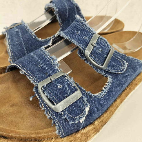 ジェフリーキャンベル Jeffrey Campbell ジュートデニムサンダル レディース JPN:38