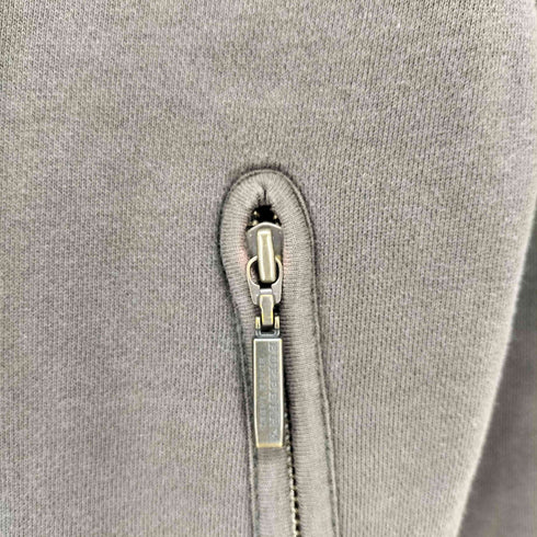バーバリーブラックレーベル BURBERRY BLACK LABEL スウェット地 裏起毛 ロゴプリント トラックジャケット レディース JPN:2