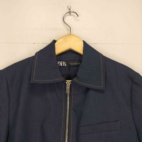 ザラ ZARA CHAQUETA CORTA PESPUNTES CONTRASTE レディース JPN:S