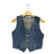 ザラ ZARA DENIM CROPPED WAISTCOAT レディース JPN:S