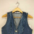 ザラ ZARA DENIM CROPPED WAISTCOAT レディース JPN:S