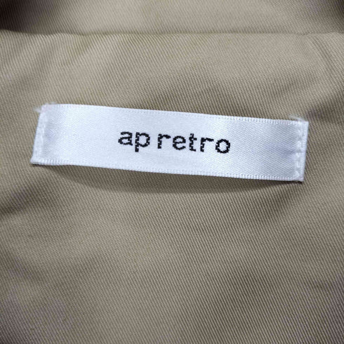 アプレトロ ap retro ステンカラースタンドロングコート レディース FREE