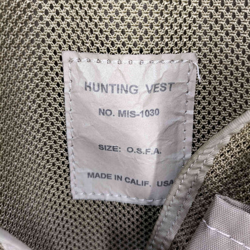エムアイエス MIS US製 HUNTING VEST ハンティングベスト メンズ O.S.F.A.