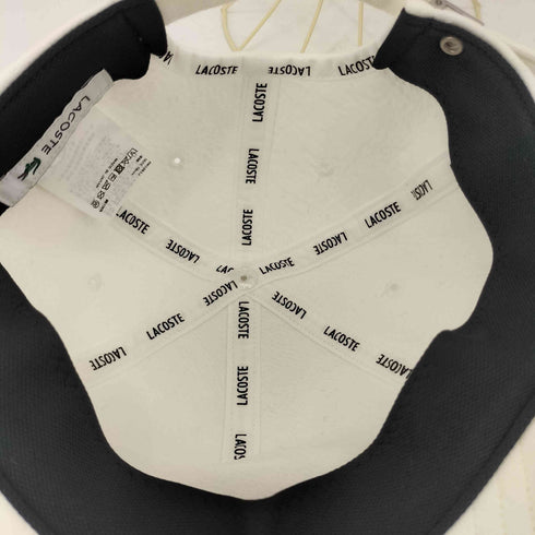 ラコステ LACOSTE プリント スウェットCAP 帽子 メンズ 58cm