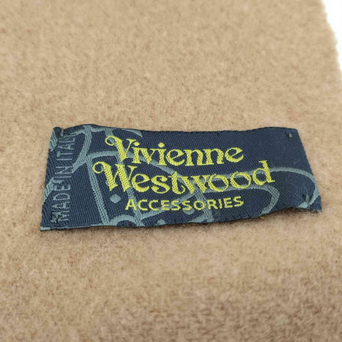 ヴィヴィアンウエストウッドアクセサリー Vivienne Westwood Accessories 刺繍ロゴ マフラー レディース